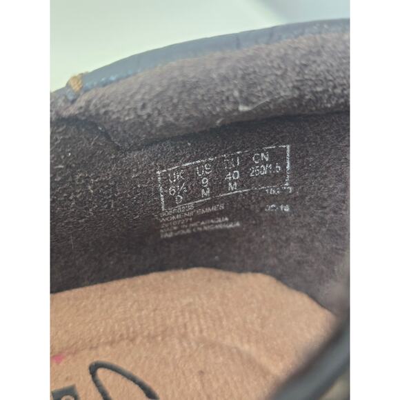 Clarks Collection Evianna Mix Leather Slip-On Comfort Shoes Brown Like New 9M - Picture 5 of 8